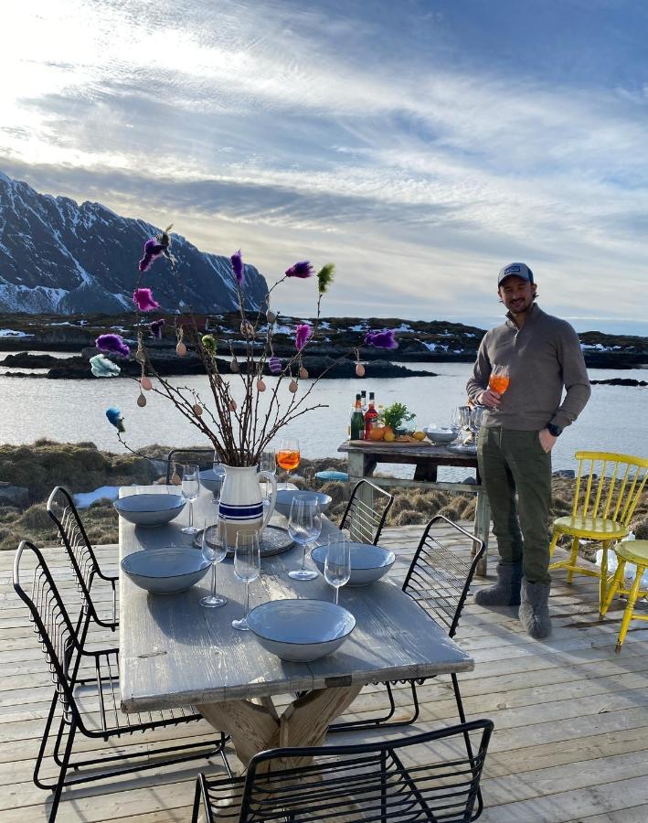 Villa Borgvag - A Unique Seafront Villa In The Heart Of Lofoten Bostad Eksteriør bilde