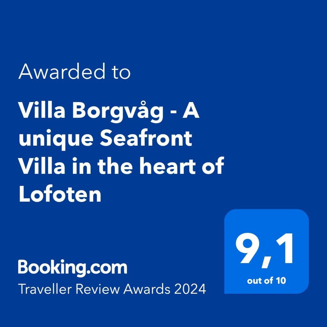 Villa Borgvag - A Unique Seafront Villa In The Heart Of Lofoten Bostad Eksteriør bilde
